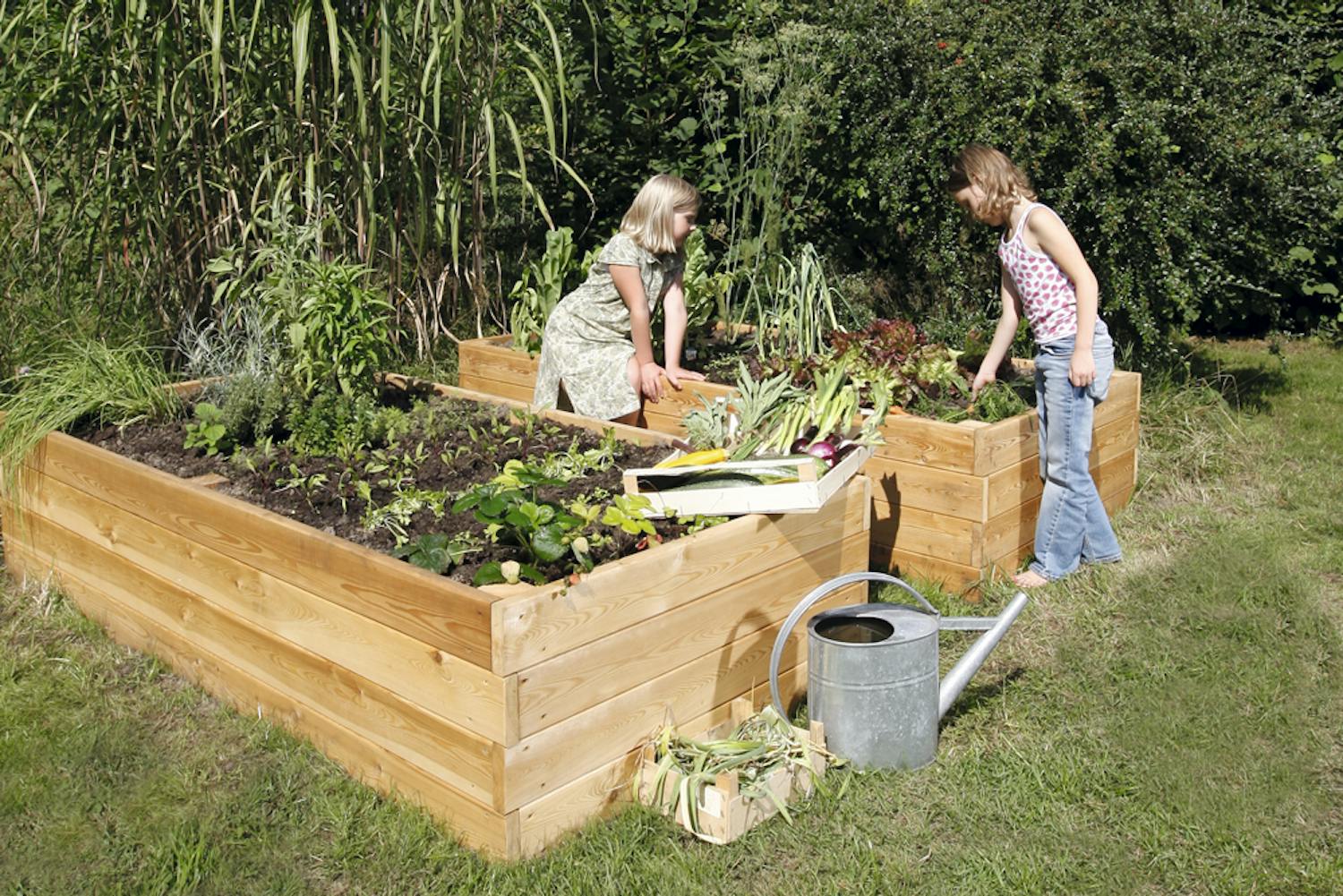 Enkel OCH billig odlingslåda